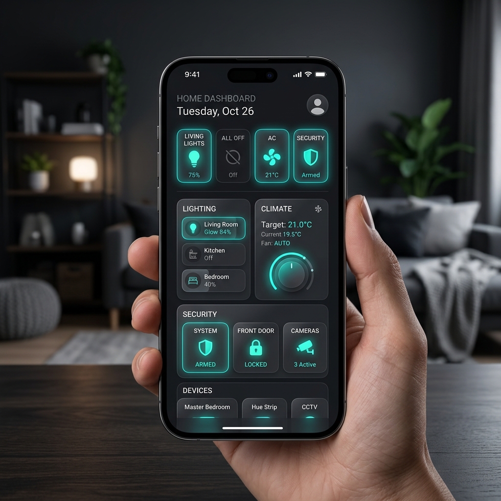 Infranix Home Dashboard